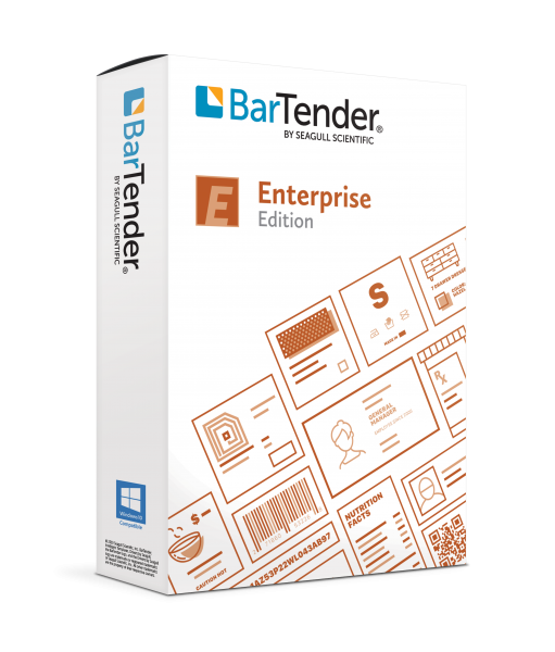 Seagull BarTender Enterprise Application Lizenz 100 Drucker
