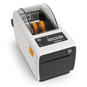 Zebra ZD411 Thermodrucker 203dpi, USB, USB-Host, BT (BLE), Ethernet, weiß