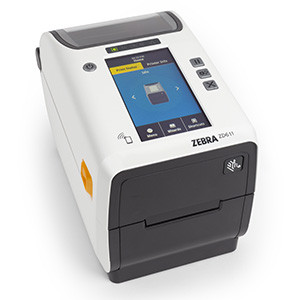Zebra ZD611T Healthcare 203dpi, TT, Disp. (Farbe), EPLII, ZPLII, USB, BT (BLE), Ethernet, weiß