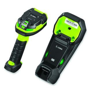 Zebra LI3678-SR 1D Barcodescanner USB KIT schwarz-grün