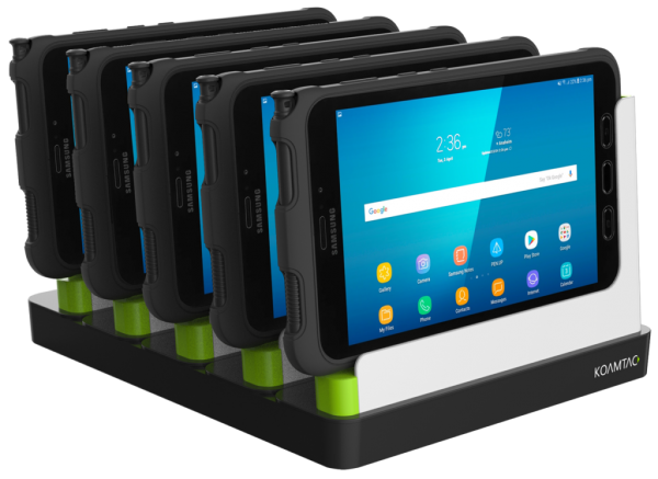 KOAMTAC 5-fach Ladestation Samsung Galaxy Tab Active 4 Pro