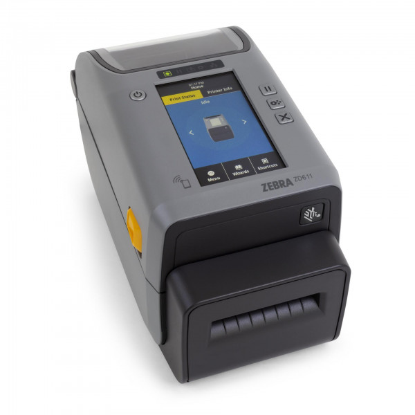 Zebra ZD611T Etikettendrucker 300dpi, Cutter, Disp. (Farbe), EPLII, ZPLII, USB, BT, Ethernet, WLAN