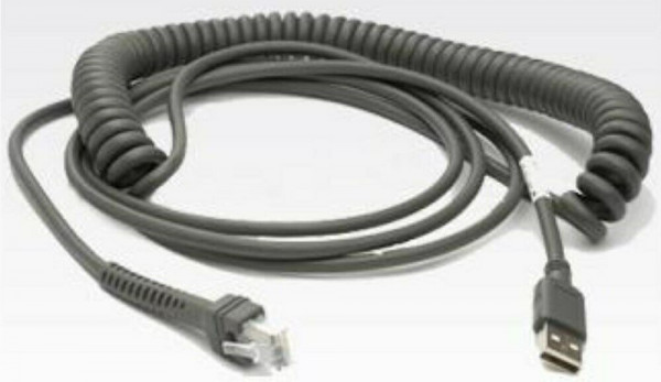 Zebra Spiral-Anschlussskabel USB 2,7m