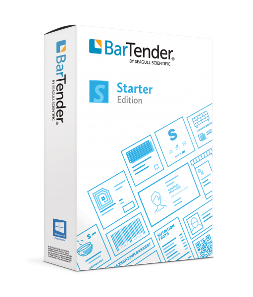 Seagull BarTender Starter Application Lizenz 1 Drucker