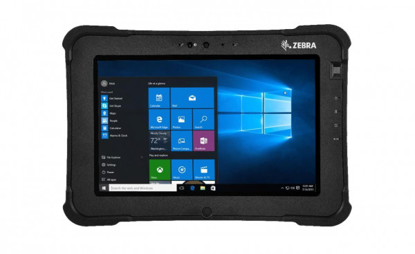 Zebra L10 XSLATE Tablet PC, USB, USB-C, BT, Ethernet, WLAN, 5G, NFC, GPS, Win. 10 Pro