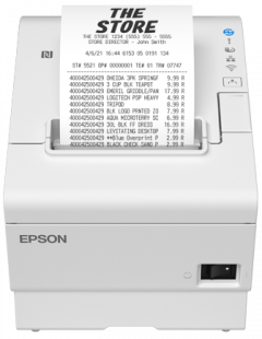 Epson TM-T88VII Kassendrucker USB USB-Host RS232 Ethernet ePOS weiß