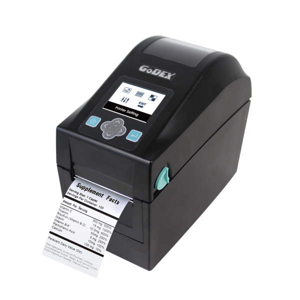 Godex DT200iL Linerless Thermodrucker 203dpi Display